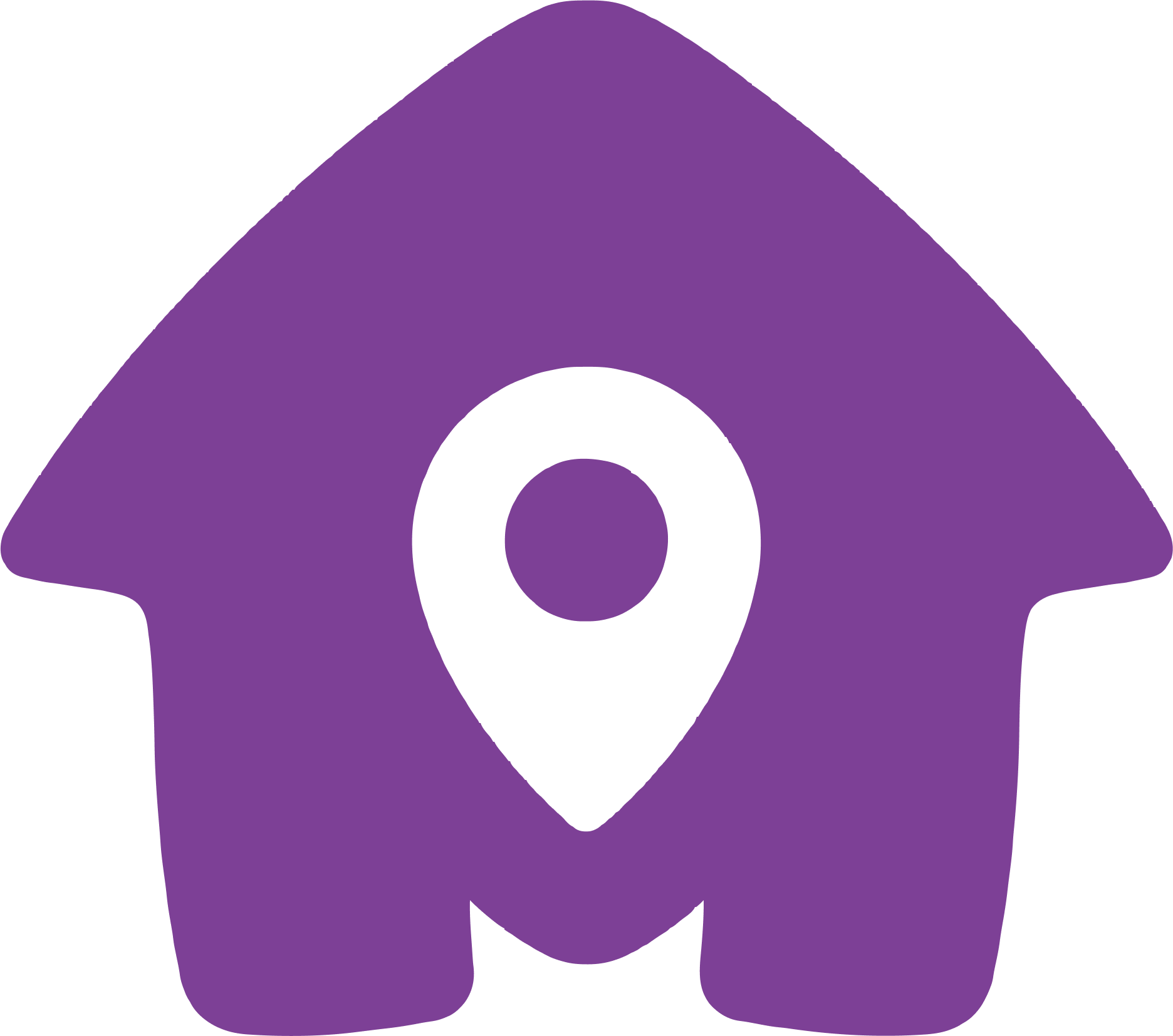 Mendene Location - Logo de l'application de location de logements long séjour au Gabon